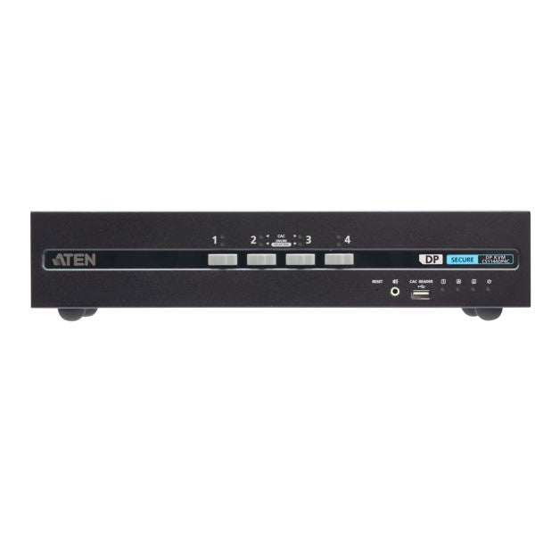 Aten 4-Port USB DisplayPort Dual Display Secure KVM Switch with CAC (PSD PP v4.0 Compliant) Aten 4-Port USB DisplayPort Dual Display Secure KVM Switch with CAC (PSD PP v4.0 Compliant)